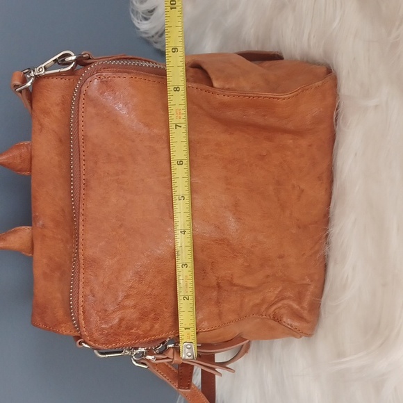 Cute  Tan Leather Backpack main image 11